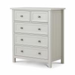 Maine 3 + 2  Drawer  Chest - Dove Grey