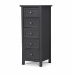 Maine 5 Drawer Tall Chest - Anthracite