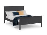 Maine 135cm Bed - Anthracite