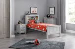 Julian Bowen Maine Bookcase Bed 90cm - Dove Grey