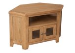 Boston Rustic Living Corner 2 Door Glazed Rustic TV Unit