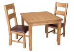 Boston Rustic Living Small Square Dining Table