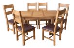 Boston Rustic Living Medium Extendable Rustic Dining Table