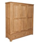 Boston Rustic Bedroom 3 Door Rustic Wardrobe