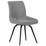 Corby Swivel Chair in Light Grey