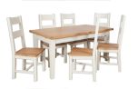 Boston Ivory Living Large Extending Ivory Dining Table