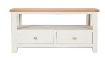 Boston Ivory Living 2 Drawer Ivory Coffee Table