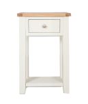 Boston Ivory Living 1 Drawer Small Ivory Console Table