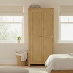 Keswick Oak All Hanging Double Wardrobe