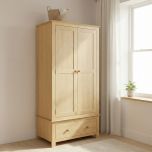 Keswick Oak Double Wardobe with 1 Drawer