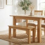Keswick Oak Small Bench 90cm