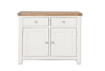 Boston White Living 2 Door/Drawer White Sideboard