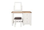 Boston White Bedroom White Dresser Stool