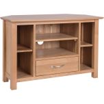 New Oak Corner Tv Stand