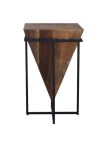 Mumbai Large Dark Pyramid Shaped Side Table