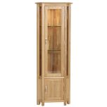 New Oak Corner Display Unit