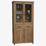 Opus 4D Library Unit in Solid Oak