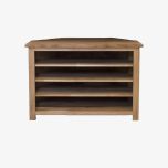 Opus Corner TV Unit in Solid Oak