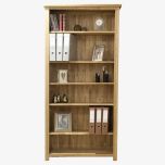 Opus Large Bookcase in Solid Oak