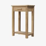 Opus Small Hall/Console Table in Solid Oak