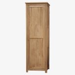 Opus Single Wardrobe in Solid Oak