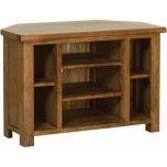 Rustic Oak Corner Tv Stand