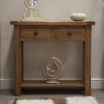 Rustic Hall/Console Table in Solid Oak