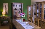 Rustic Oak Large Extending Dining Table