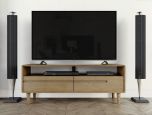 Scandic Medium TV Unit in Solid Oak