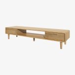 Scandic Wide TV Unit in Solid Oak