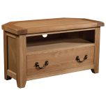 Somerset Oak Corner Tv Stand