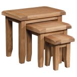 Somerset Oak Nest Of Tables