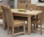 Opus Extending Dining Table in Solid Oak