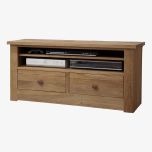 Torino Small Plasma Unit in Solid Oak