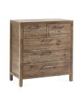 Julian Bowen Heritage 3+2 Drawer Chest in Cashew