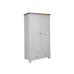 Boston French Grey Bedroom 2 Door Contemporary Grey Wardrobe