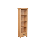 Boston Natural Oak Living Slim Oak Bookcase