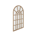 Copgrove Arched Paned Wall Mirror