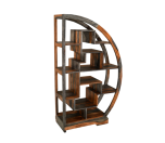 Cube Sheesham Half Round Display Unit