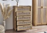 Julian Bowen Sydney 5 Drawer Chest in Oak