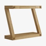 Z Hall Table in Solid Oak