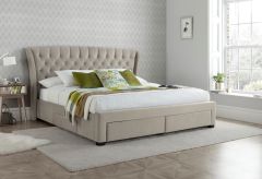Newton Warmstone Velvet 4 Drawer Storage Bed