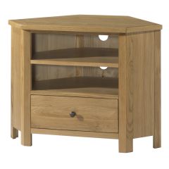 Burford Oak Corner Tv Stand