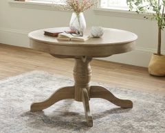 Julian Bowen Camille Limed Oak Extendable Dining Table