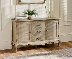 Julian Bowen Camille Large 2 Door 2 Drawer Sideboard in Limed Oak