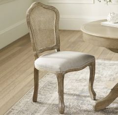 Julian Bowen Camille Limed Oak Rattan Dining Chair
