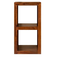 Agra 2 High Square Display Unit in Rosewood