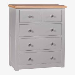 Diamond 3+2 Chest in Solid Oak