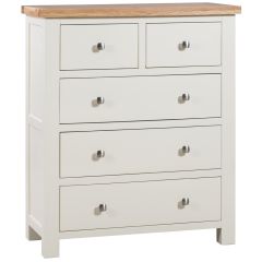 Dorset Ivory 2 Over 3 Drawer Chest Of Drawers