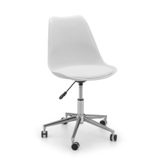 Julian Bowen Erika Office Chair White/Chrome